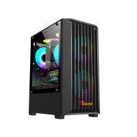 PC POWER DARK BREEZE MESH GAMING CASING BK